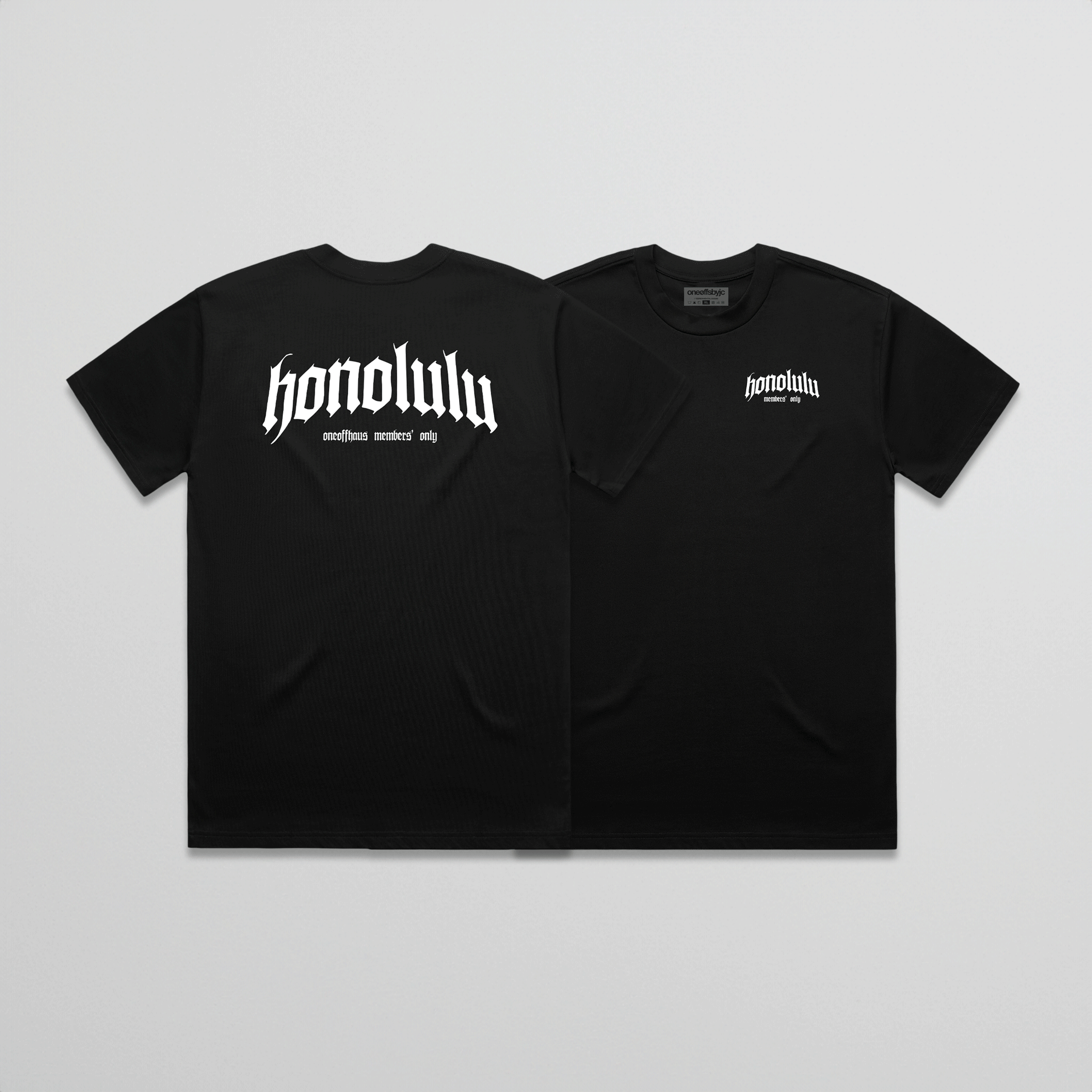 TEESHNL.BLKLTTR // TEEBLKLTTR // TEE