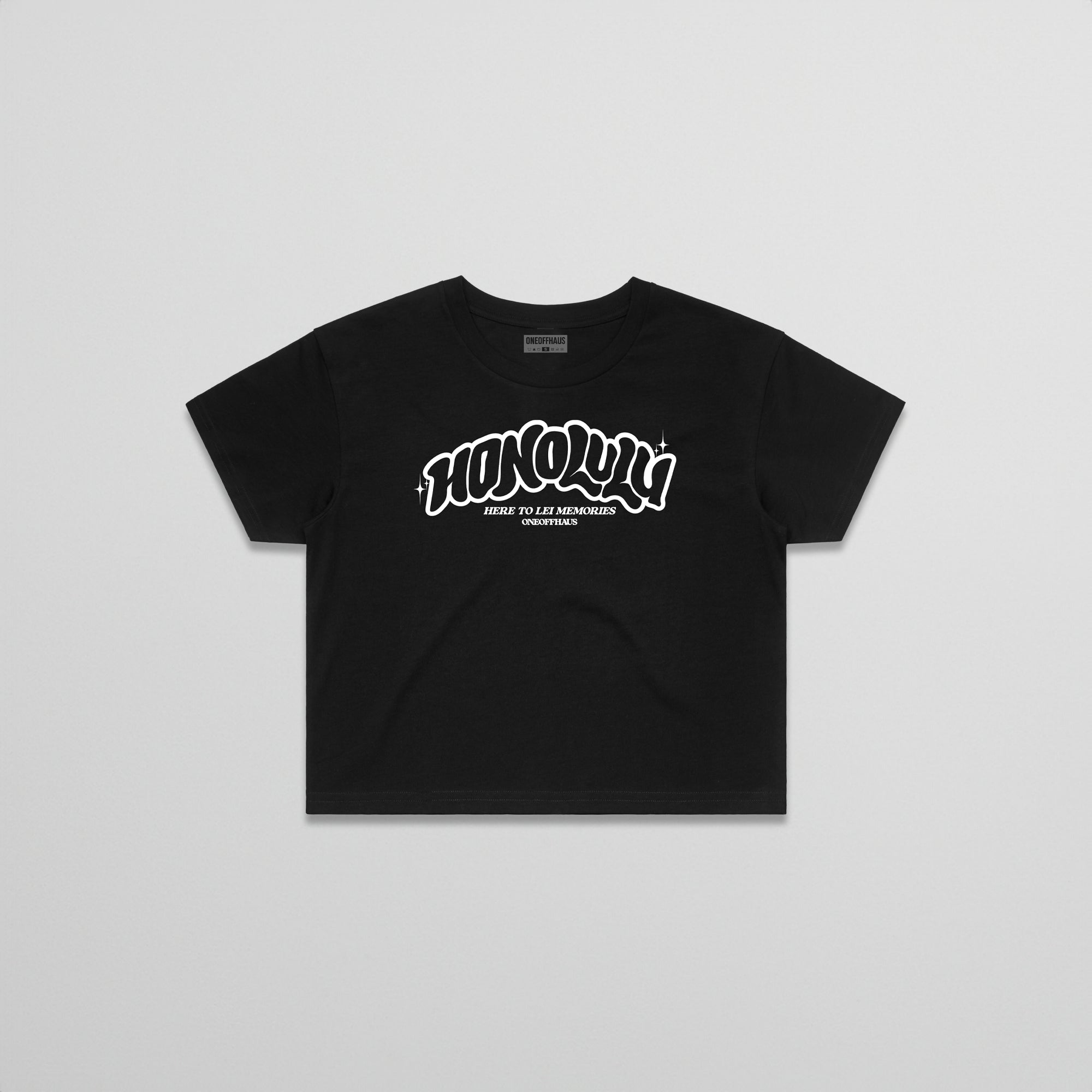 TEESWO.HNL.MEMORIES // CROP TEEMEMORIES // CROP TEE
