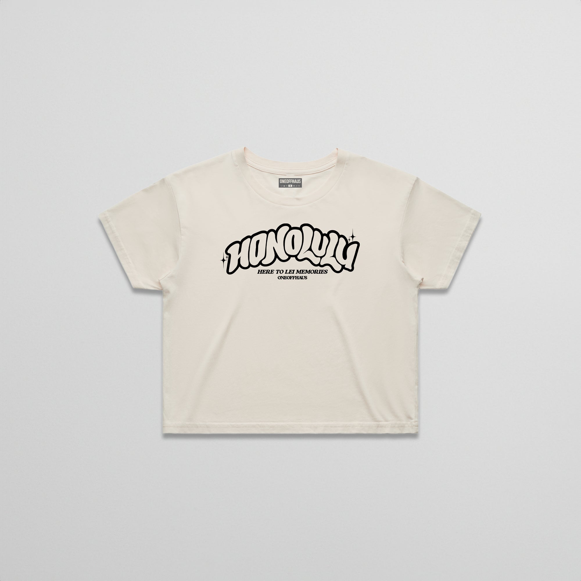 TEESWO.HNL.MEMORIES // CROP TEEMEMORIES // CROP TEE