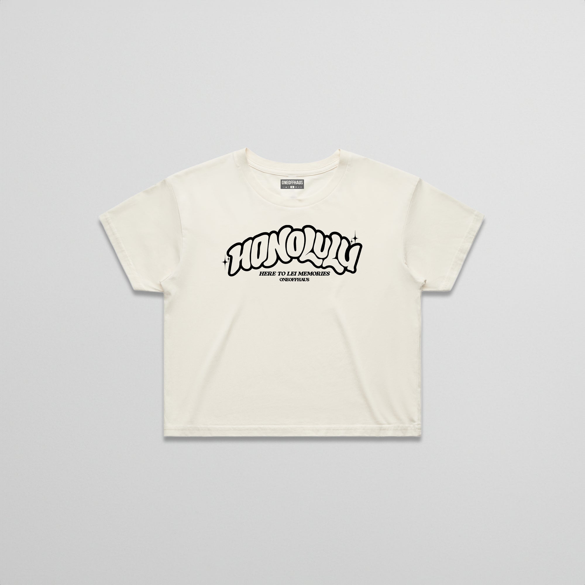 TEESWO.HNL.MEMORIES // CROP TEEMEMORIES // CROP TEE