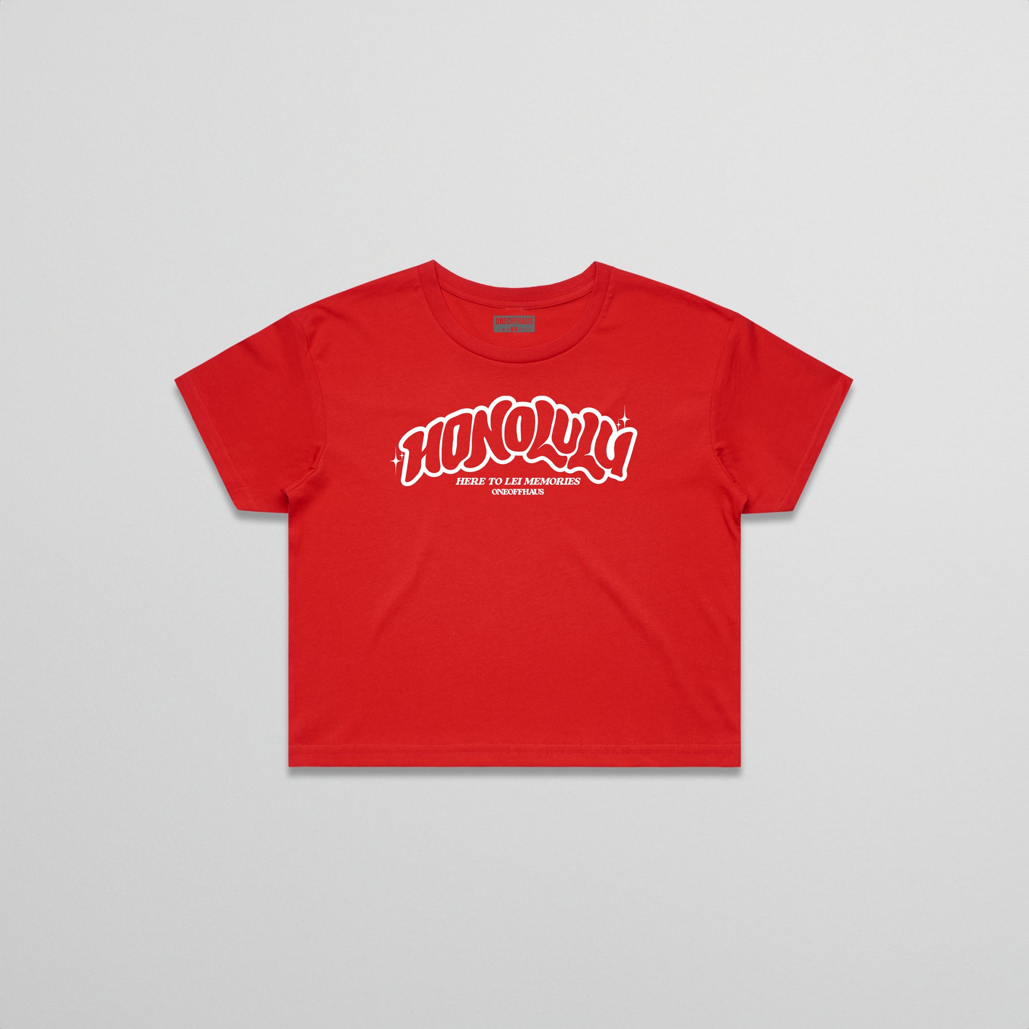 TEESWO.HNL.MEMORIES // CROP TEEMEMORIES // CROP TEE