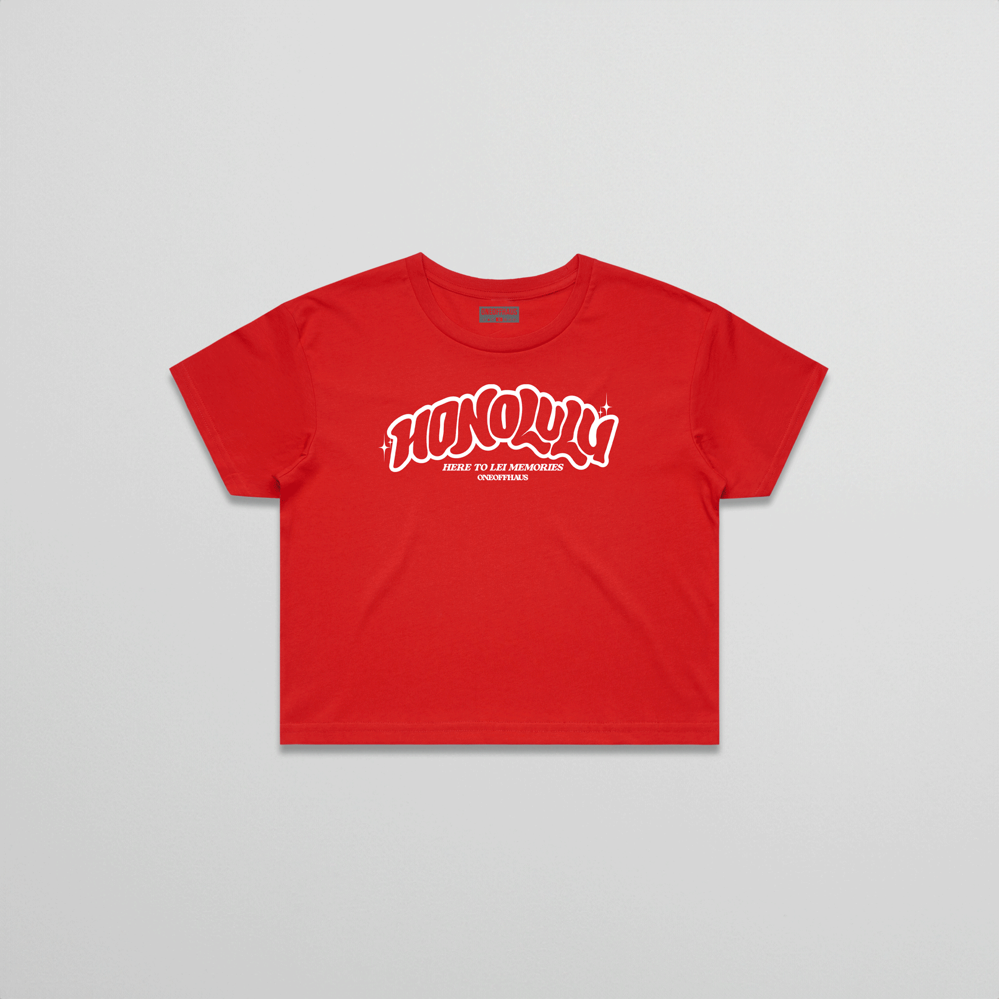 TEESWO.HNL.MEMORIES // CROP TEEMEMORIES // CROP TEE